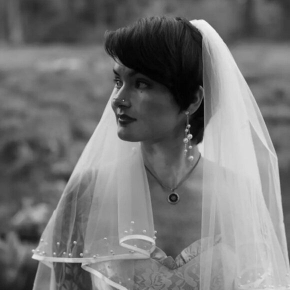 Double Layered Pearl Accent Bridal Wedding Veil White Veil ?? NWT main image 4